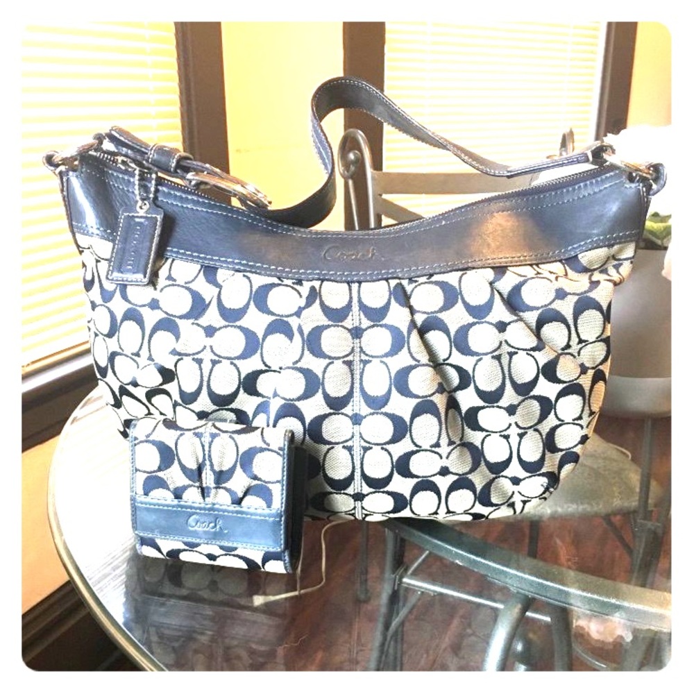 Coach bag and wallet